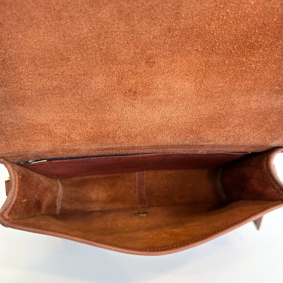 Vintage COACH Convertible Clutch Bag New York City British Tan 70/80s - Picture 12 of 16